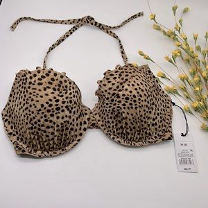 Shade & Shore Leopard Print Bikini Top & Bottoms